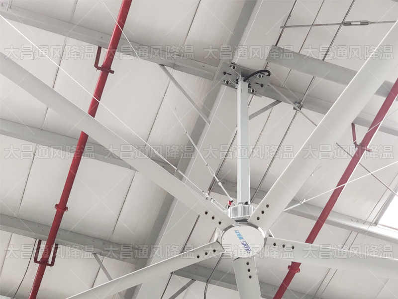  大吊扇引領鋼結構廠房降溫新紀元：高效、環保與人文關懷并重