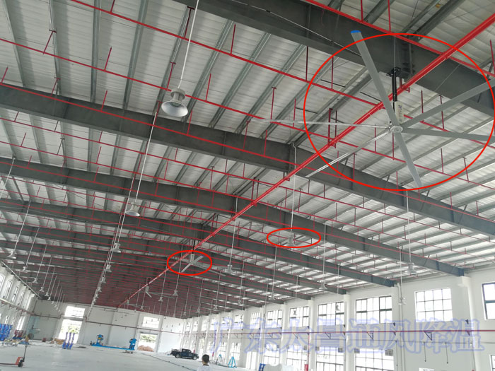 廠房車間通風降溫使用工業大風扇的好處