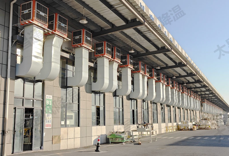 某汽車零部件制造車間通風降溫案例