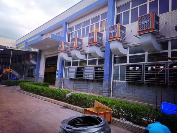 東莞車(chē)間降溫比較適合安裝工業(yè)環(huán)保空調(diào)