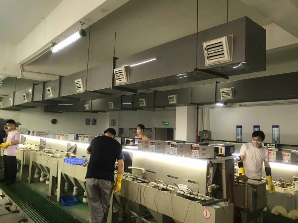 電鍍車間安裝環(huán)?？照{(diào)案例